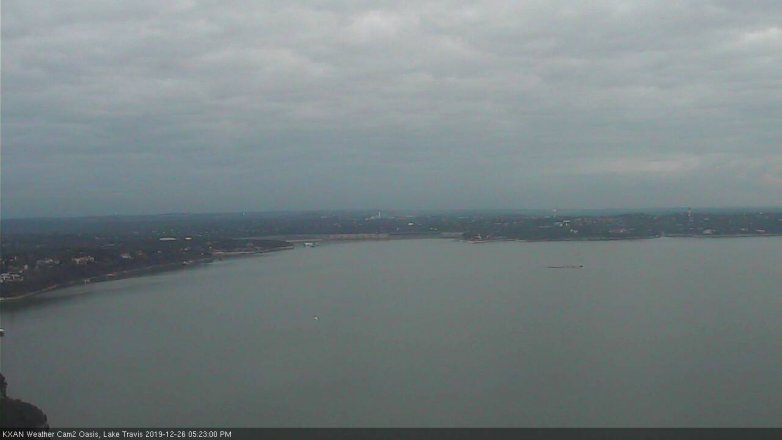 Lake Travis webcam, December 26, 2019 5:25 PM CT