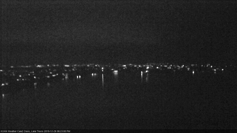 Lake Travis webcam, December 26, 2019 6:25 PM CT