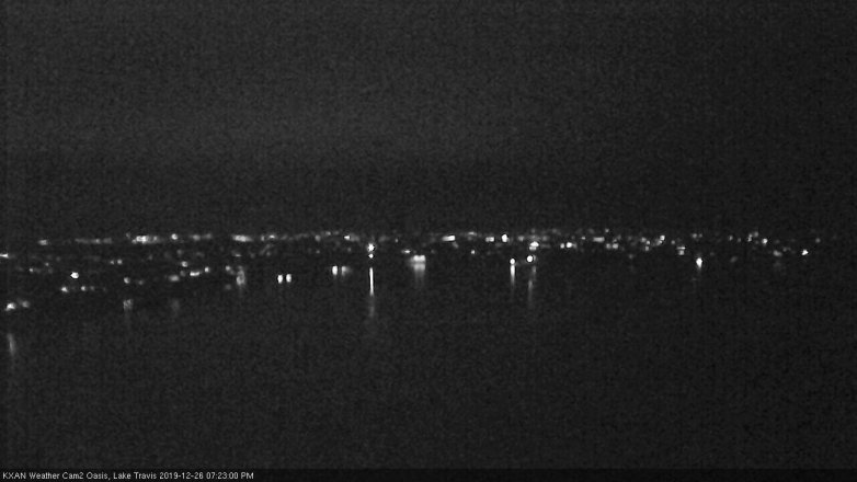 Lake Travis webcam, December 26, 2019 7:25 PM CT