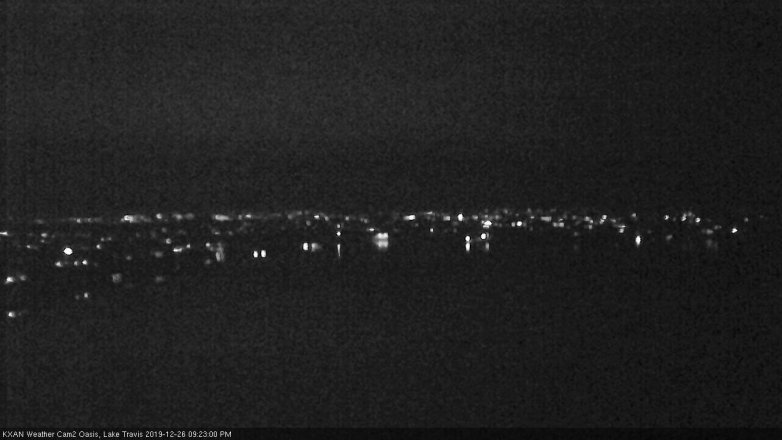 Lake Travis webcam, December 26, 2019 9:25 PM CT