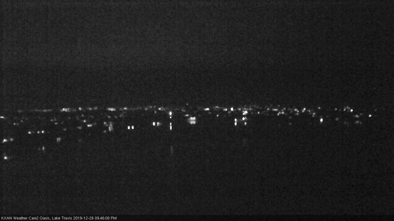 Lake Travis webcam, December 26, 2019 9:45 PM CT