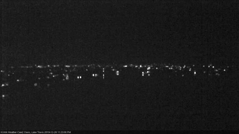 Lake Travis webcam, December 26, 2019 11:25 PM CT