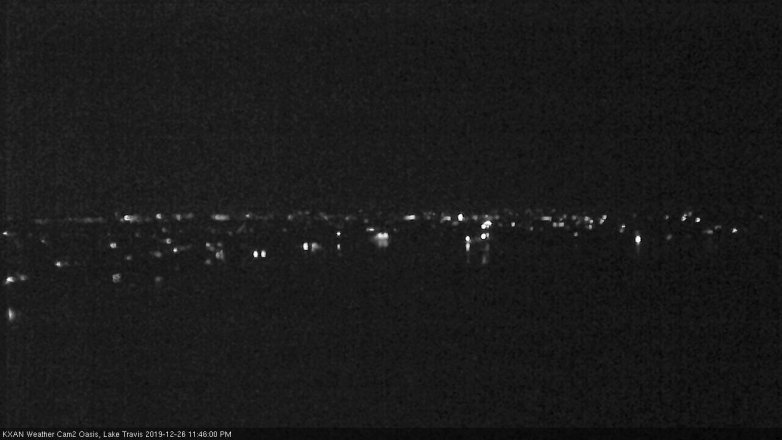 Lake Travis webcam, December 26, 2019 11:45 PM CT