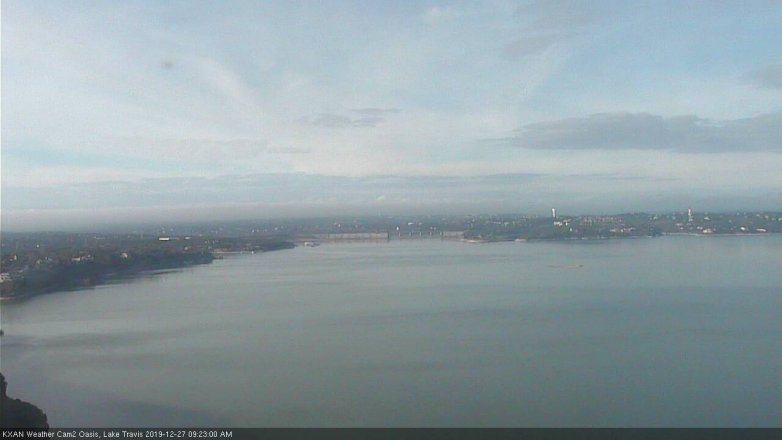 Lake Travis webcam, December 27, 2019 9:25 AM CT