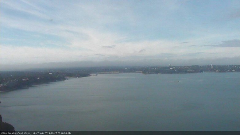 Lake Travis webcam, December 27, 2019 9:45 AM CT