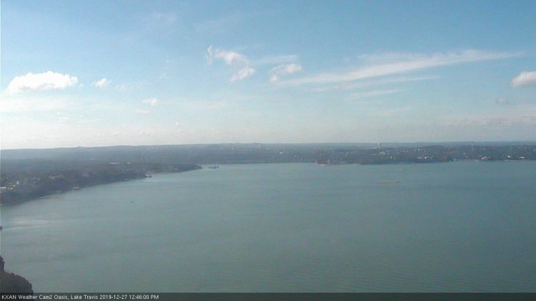 Lake Travis webcam, December 27, 2019 12:45 PM CT
