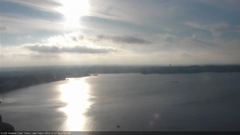 Lake Travis webcam, December 27, 2019 4:25 PM CT
