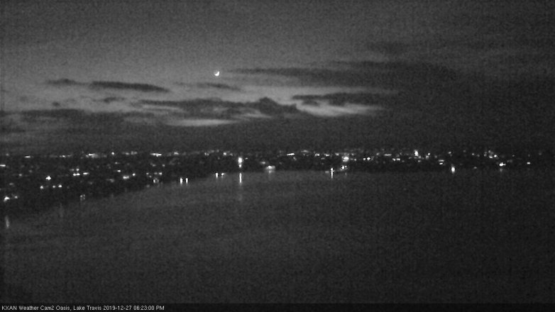 Lake Travis webcam, December 27, 2019 6:25 PM CT