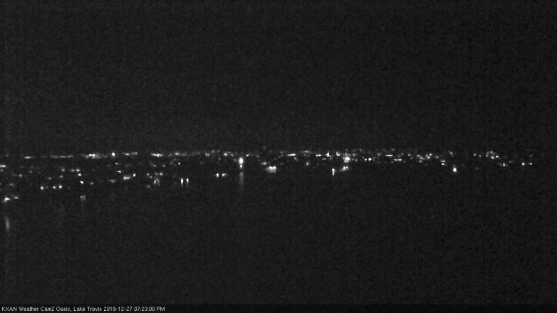 Lake Travis webcam, December 27, 2019 7:25 PM CT
