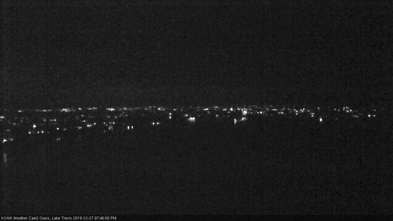Lake Travis webcam, December 27, 2019 7:45 PM CT