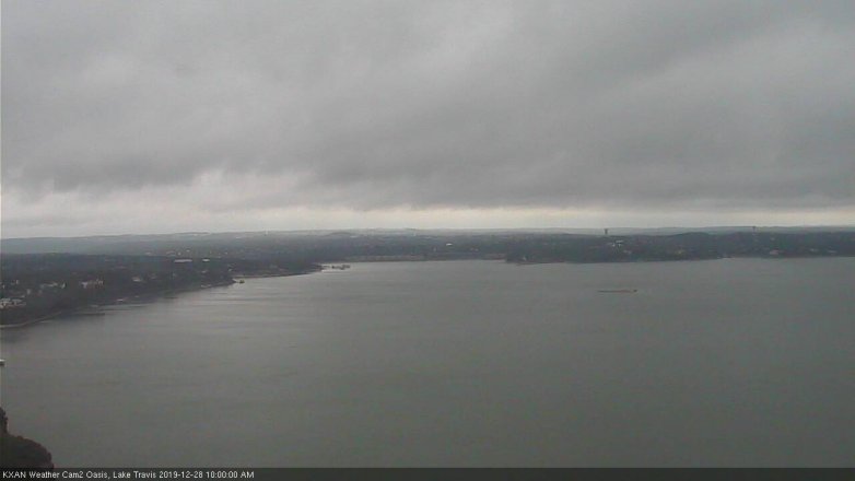 Lake Travis webcam, December 28, 2019 10:00 AM CT
