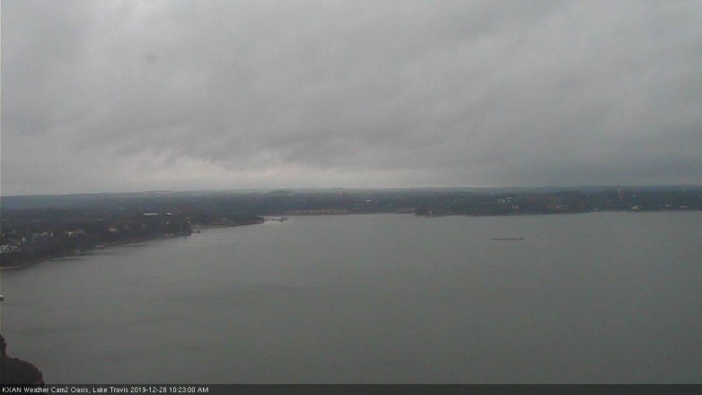 Lake Travis webcam, December 28, 2019 10:25 AM CT
