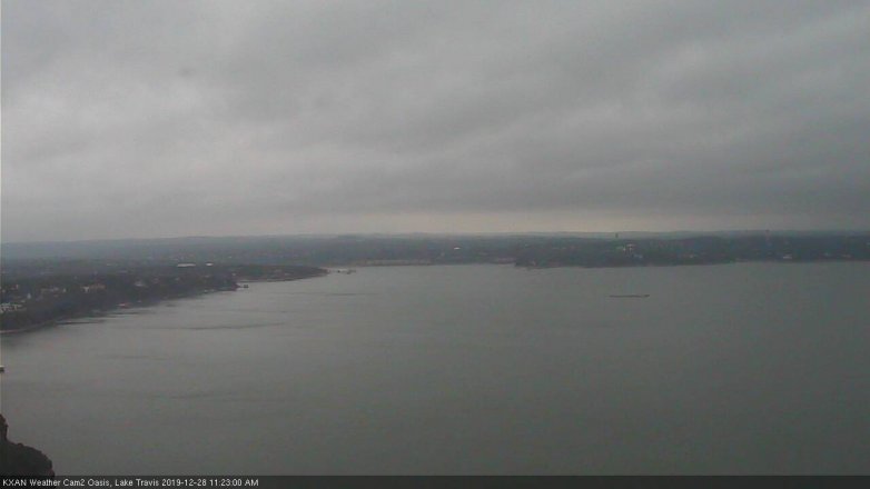 Lake Travis webcam, December 28, 2019 11:25 AM CT
