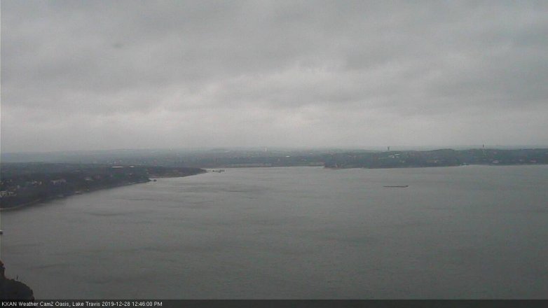 Lake Travis webcam, December 28, 2019 12:45 PM CT
