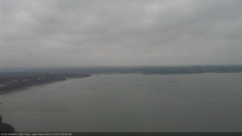 Lake Travis webcam, December 28, 2019 1:00 PM CT