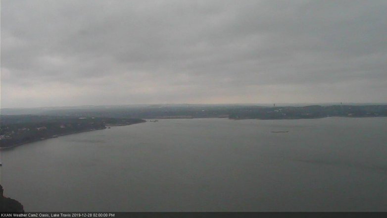 Lake Travis webcam, December 28, 2019 2:00 PM CT