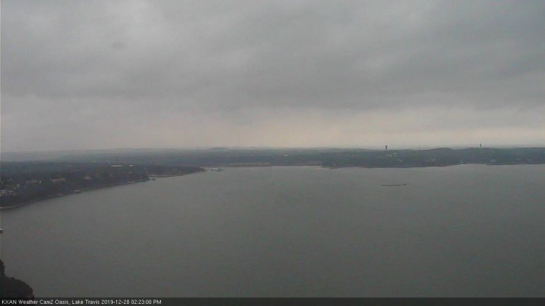 Lake Travis webcam, December 28, 2019 2:25 PM CT