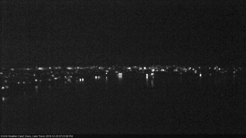 Lake Travis webcam, December 28, 2019 7:25 PM CT