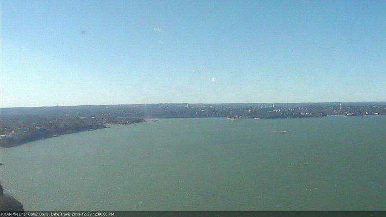 Lake Travis webcam, December 29, 2019 12:00 PM CT