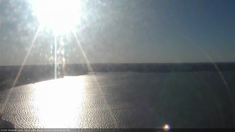 Lake Travis webcam, December 29, 2019 4:00 PM CT