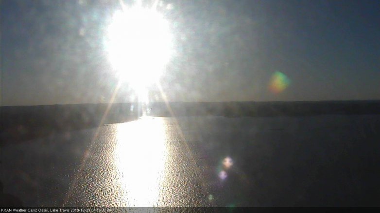 Lake Travis webcam, December 29, 2019 4:45 PM CT