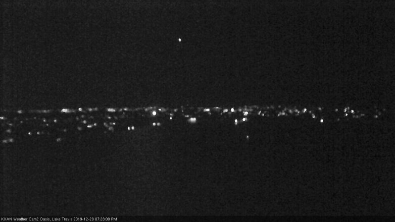 Lake Travis webcam, December 29, 2019 7:25 PM CT