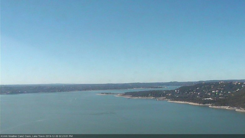 Lake Travis webcam, December 30, 2019 2:25 PM CT