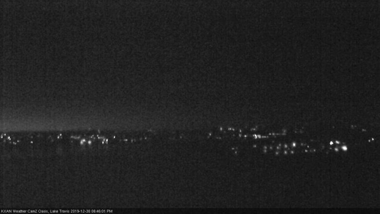 Lake Travis webcam, December 30, 2019 6:45 PM CT