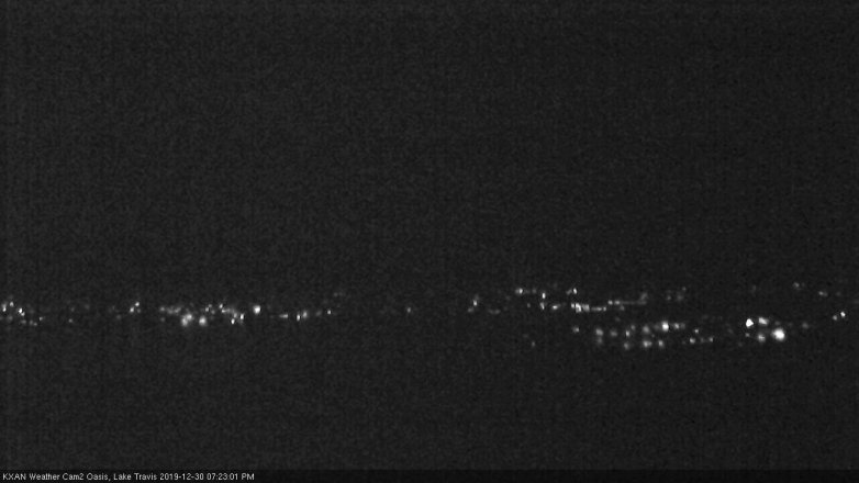 Lake Travis webcam, December 30, 2019 7:25 PM CT