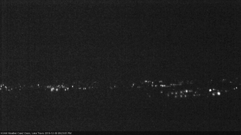 Lake Travis webcam, December 30, 2019 9:25 PM CT