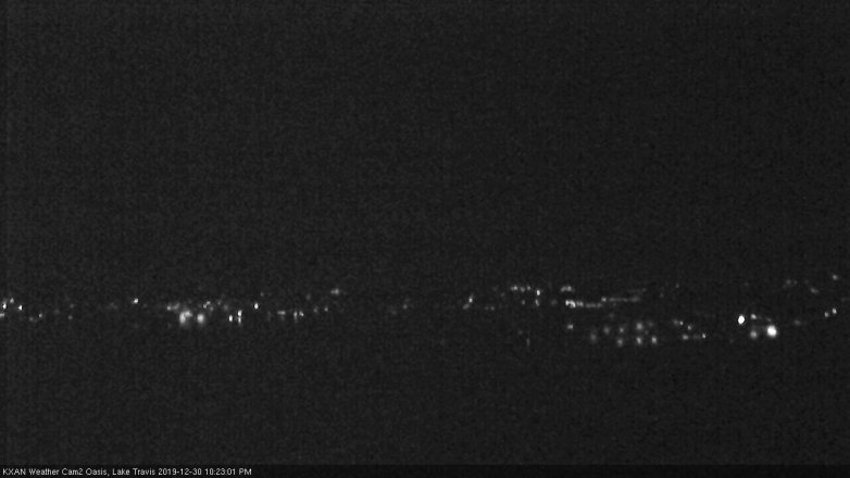 Lake Travis webcam, December 30, 2019 10:25 PM CT