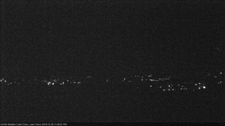 Lake Travis webcam, December 30, 2019 11:45 PM CT
