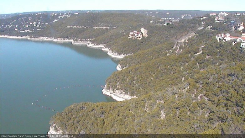 Lake Travis webcam, December 31, 2019 11:45 AM CT
