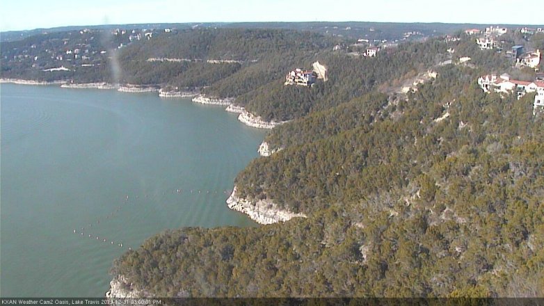 Lake Travis webcam, December 31, 2019 3:00 PM CT