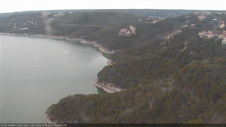 Lake Travis webcam, December 31, 2019 5:00 PM CT