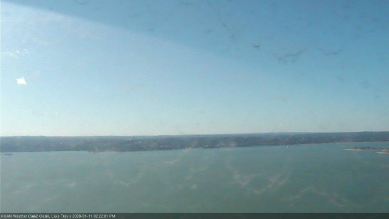 Lake Travis webcam, January 11, 2020 2:25 PM CT