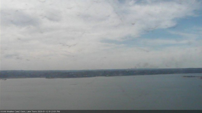 Lake Travis webcam, January 12, 2020 1:25 PM CT