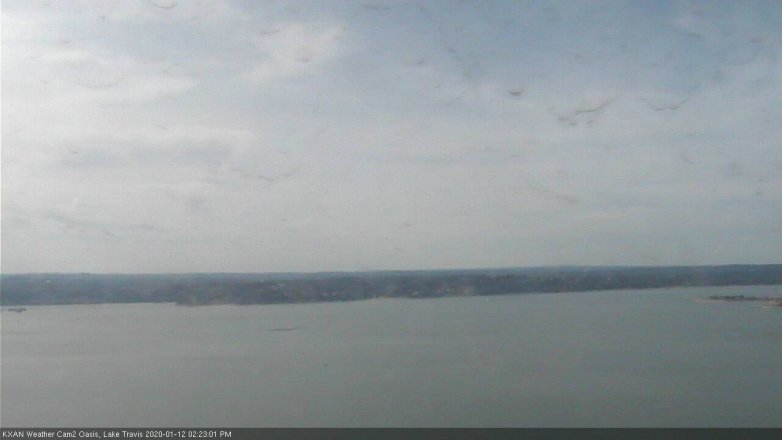 Lake Travis webcam, January 12, 2020 2:25 PM CT