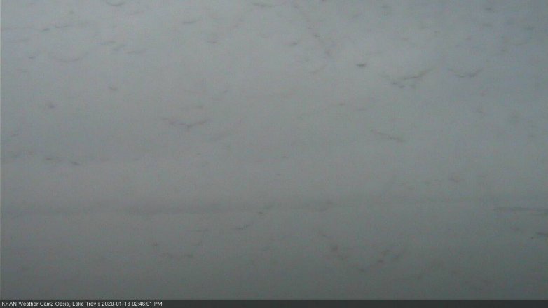 Lake Travis webcam, January 13, 2020 2:45 PM CT
