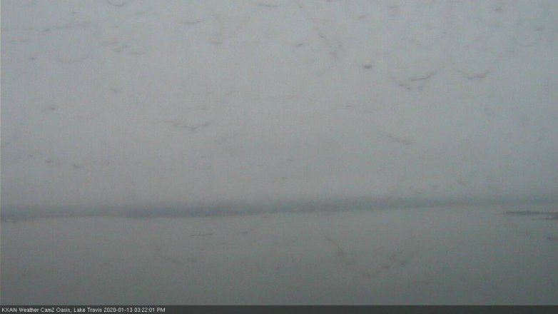 Lake Travis webcam, January 13, 2020 3:25 PM CT