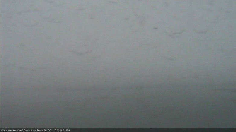 Lake Travis webcam, January 13, 2020 3:45 PM CT