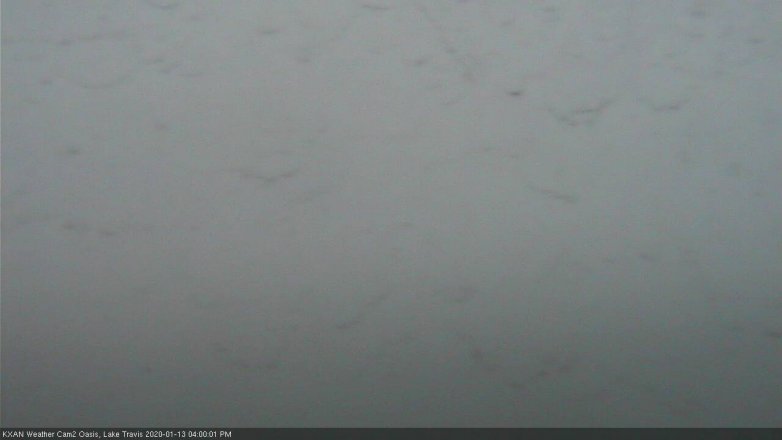 Lake Travis webcam, January 13, 2020 4:00 PM CT