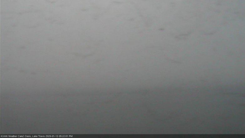 Lake Travis webcam, January 13, 2020 5:25 PM CT