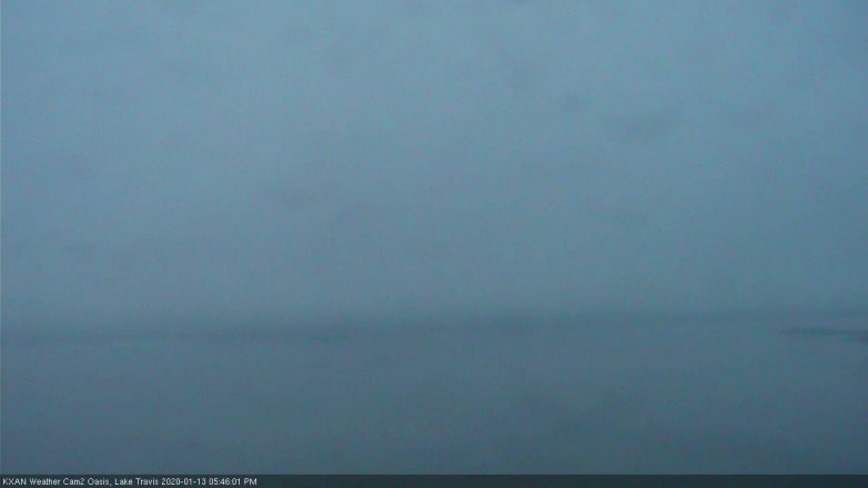 Lake Travis webcam, January 13, 2020 5:45 PM CT
