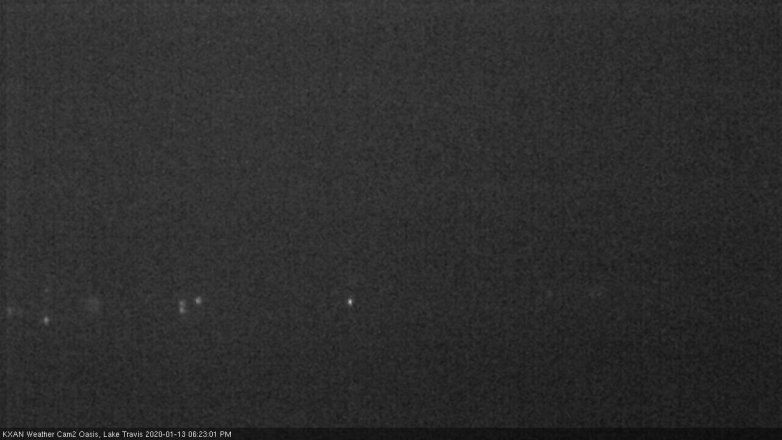 Lake Travis webcam, January 13, 2020 6:25 PM CT