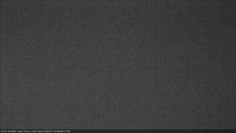 Lake Travis webcam, January 13, 2020 6:45 PM CT