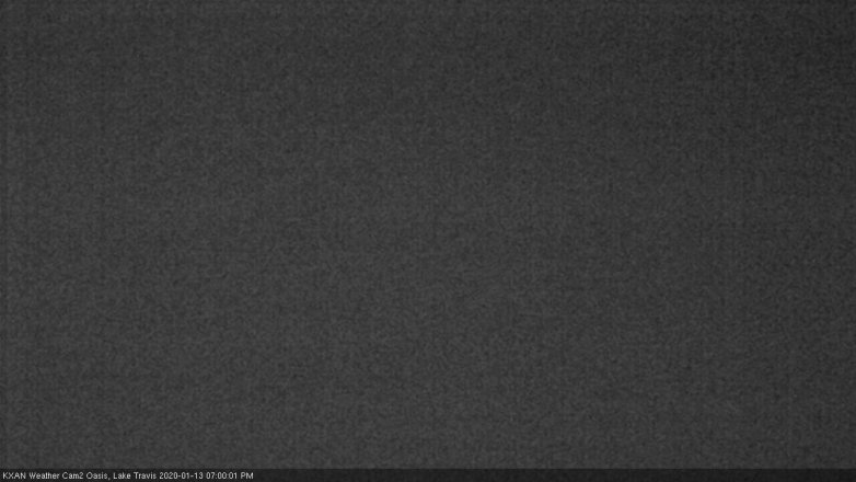 Lake Travis webcam, January 13, 2020 7:00 PM CT