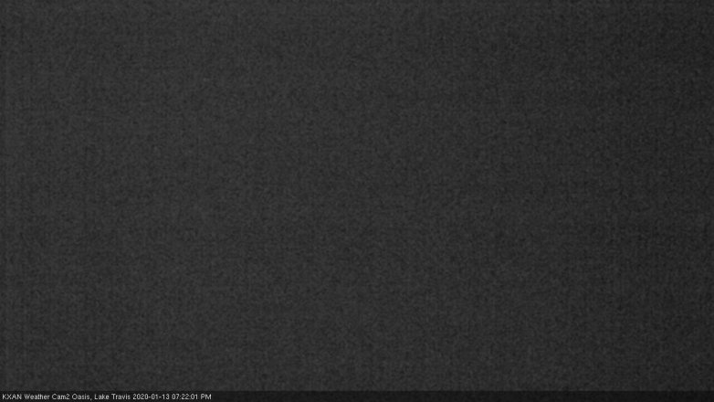 Lake Travis webcam, January 13, 2020 7:25 PM CT