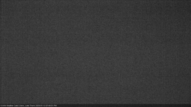 Lake Travis webcam, January 13, 2020 7:45 PM CT