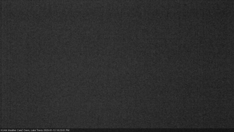 Lake Travis webcam, January 13, 2020 10:25 PM CT